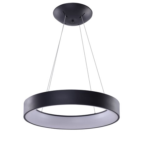 Solvent R SMART závěsné svítidlo LED 92W 4680lm 3000-6000K 80cm kulaté IP20, černé + ovladač 2