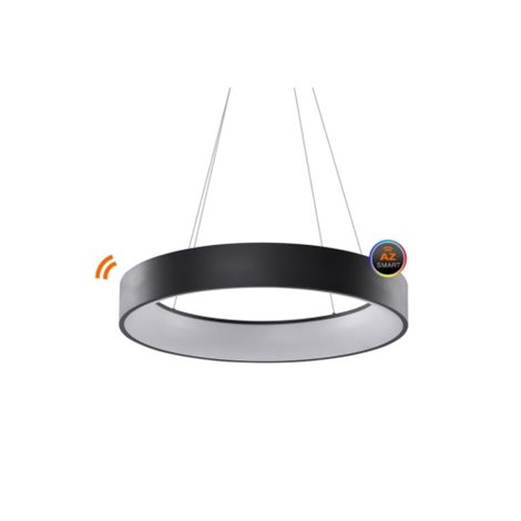 Solvent R SMART závěsné svítidlo LED 92W 4680lm 3000-6000K 80cm kulaté IP20, černé + ovladač 3