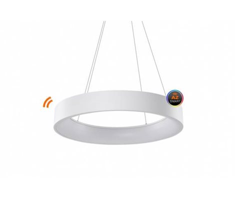 Solvent R SMART závěsné svítidlo LED 92W 4680lm 3000-6000K 80cm kulaté IP20, bílé + ovladač 3
