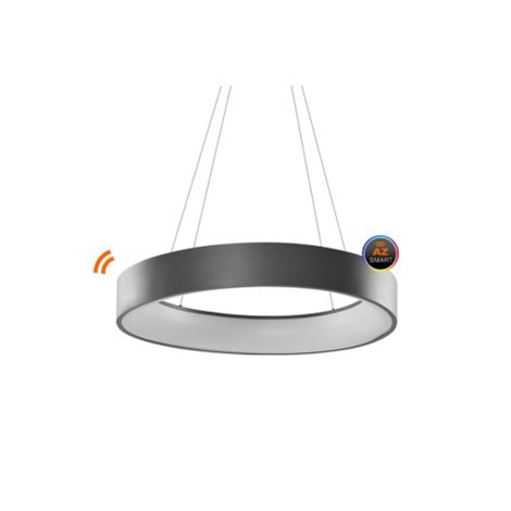 Solvent R SMART závěsné svítidlo LED 92W 4680lm 3000-6000K 80cm kulaté IP20, šedé + ovladač 3