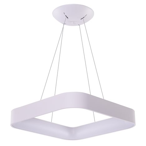 Solvent S SMART závěsné svítidlo LED 120W 7680lm 3000-6000K 110cm hranaté IP20, bílé + ovladač 2