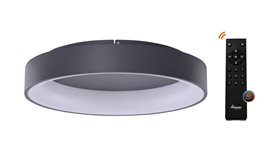 Solvent R SMART přisazené svítidlo LED 64W 4680lm 3000-6000K 80cm kulaté IP20, šedé + ovladač