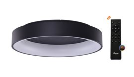 Solvent R SMART přisazené svítidlo LED 120W 7680lm 3000-6000K 110cm kulaté IP20, černé + ovladač