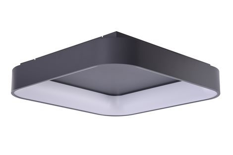 Solvent S SMART přisazené svítidlo LED 120W 7680lm 3000-6000K 110cm hranaté IP20, šedé + ovladač 2