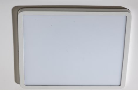 Slim vestavné koupelnové svítidlo LED 24W 2000lm 3000K 22,5cm hranaté IP44, bílé 2