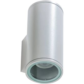 JOE venkovní přisazené bodové svítidlo 2x GU10 35W bez zdroje 19cm kulaté IP54, bílé