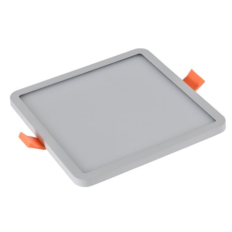 Slim vestavné koupelnové svítidlo LED 12W 1000lm 4000K 15cm hranaté IP44, bílé 2