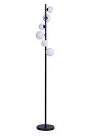 SYBILLA stojací lampa 6x G9 6W bez zdroje 152cm IP20, černé