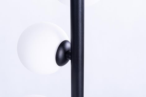 SYBILLA stojací lampa 6x G9 6W bez zdroje 152cm IP20, černé 3