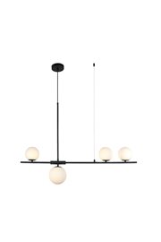 SANTANDER závěsné svítidlo 4x G9 24W bez zdroje 105cm IP20, černé