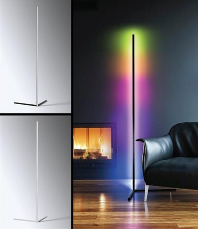 Johnny stojací lampa LED 20W 85-269lm RGB stmívatelná 140cm IP20, bílá 5