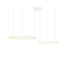 HALO závěsné svítidlo LED 90W 6570lm 3000-6000K IP20, bílé + ovladač