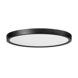 PANKA přisazené svítidlo se senzorem LED 24W 2880lm 2800/4000/6000K 30cm kulaté IP40, černé