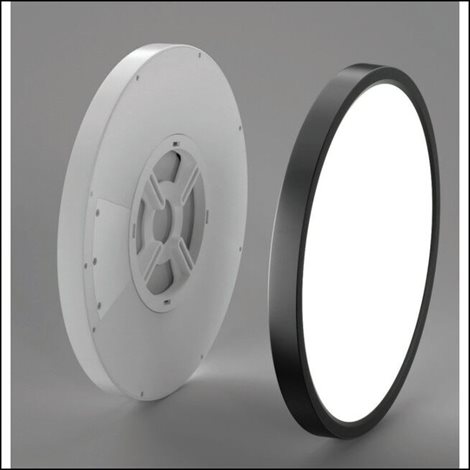 PANKA přisazené svítidlo LED 32W 3840lm 2800/4000/6000K 40cm kulaté IP40, bílé 3