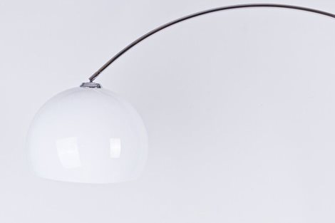 GIO stojací lampa 1x E27 60W bez zdroje IP20, bílá/chrom 3