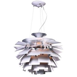 FLOWER závěsné svítidlo 1x E27 100W bez zdroje 60cm IP20, hliníkové