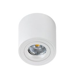Mini Bross stropní přisazané svítidlo 1x GU10 50W bez zdroje 8cm kulaté IP20, bílé