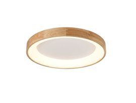 Silvam 45 přisazené svítidlo LED 30W 1950lm 3000K 47cm kulaté IP20, světlé dřevo