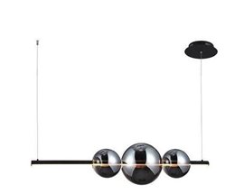 Sandra 3 závěsné svítidlo LED 48W 3120lm 3000K stmívatelné 120cm IP20, černé