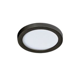 Slim 9 Round zápustné LED svítidlo AZ2834 6W 500lm 3000K RA>90 black acryl 90mm IP44 černé