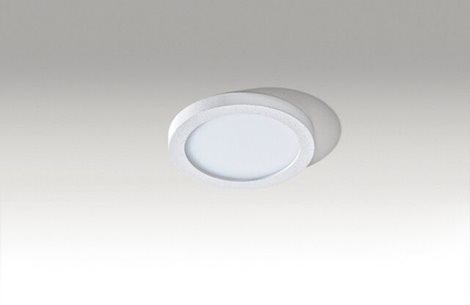 Slim vestavné koupelnové svítidlo LED 6W 500lm 4000K 9cm kulaté IP44, bílé 2
