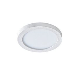 Slim 9 Round zápustné LED svítidlo AZ2832 6W 500lm 4000K RA>90 white acryl 90mm IP44 bílé