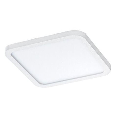 Slim vestavné koupelnové svítidlo LED 12W 1000lm 3000K 15cm hranaté IP44, bílé 1