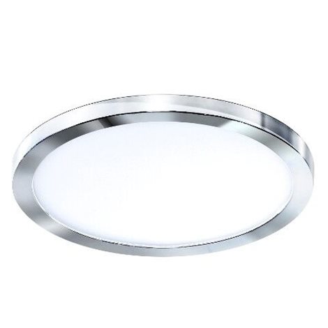 Slim vestavné koupelnové svítidlo LED 12W 1000lm 4000K 14,5cm kulaté IP44, chromové 1
