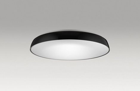 Cortona přisazené svítidlo LED 24W 1600lm 3000K 41,5cm kulaté IP20, černé 2