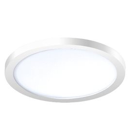 Slim vestavné koupelnové svítidlo LED 12W 1000lm 3000K 15cm kulaté IP44, bílé