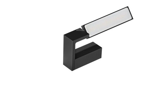 Dalen nástěnné koupelnové svítidlo LED 12W 840lm 3000K 23cm IP44, černé 1