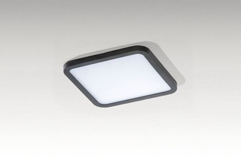 Slim 15 Square zápustné LED svítidlo AZ2836 12W 1000lm 3000K RA>90 black acryl 145mm IP44 černé 2