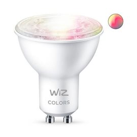 WiZ LED žárovka GU10 PAR16 4,7W 345lm 2200-6500K RGB IP20, stmívatelná