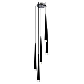 STYLO závěsné svítidlo 5x G9 40W bez zdroje 31cm IP20, černé