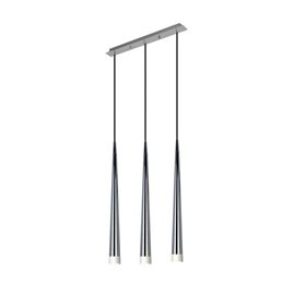 STYLO závěsné svítidlo 3x G9 40W bez zdroje 55cm IP20, chromové