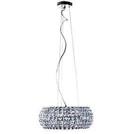 SOPHIA závěsné svítidlo 5x E14 40W 40cm IP20, chrom/křišťál