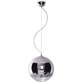 SILVER BALL závěsné svítidlo 1x E27 60W bez zdroje 35cm IP20, chromové