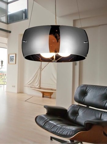COSMO závěsné svítidlo 3x E27 60W bez zdroje 52cm IP20, chromové 2