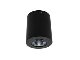 BORIS stropní bodové svítidlo 1x GU10 50W bez zdroje 7,5cm kulaté IP20, černé