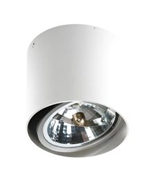 Alix přisazené bodové svítidlo 1x GX53 50W bez zdroje 13,2cm kulaté IP20, bílé