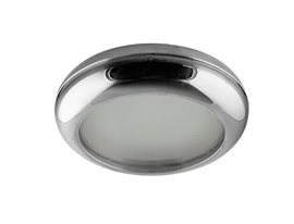 Biagio koupelnové stropní svítidlo 1x GU10 50W bez zdroje 8,8cm kulaté IP44, chromové 