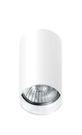 Mini Round stropní přisazené svítidlo 1x GU10 50W bez zdroje 5,6cm kulaté IP20, bílé