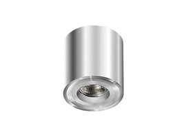 Mini Bross stropní přisazané svítidlo 1x GU10 50W bez zdroje 8cm kulaté IP20, chromové