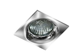 Ivo Square podhledové svítidlo 1x GU10 50W bez zdroje 7,7cm hranaté IP20, chromové