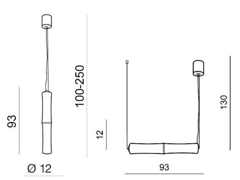 AZ1900 Bamboo 2 pendant (white) 3