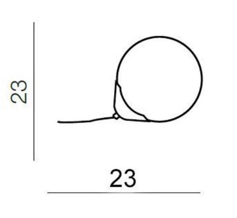 AZ2054 Aris 1 table (white) 2