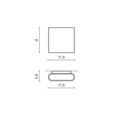 Cremona S venkovní nástěnné svítidlo LED 6W 340lm 3000K 11,5cm IP54, bílé 4