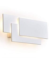 Clover square nástěnné svítidlo LED 12W 840lm 3000K 26cm IP20, bílé