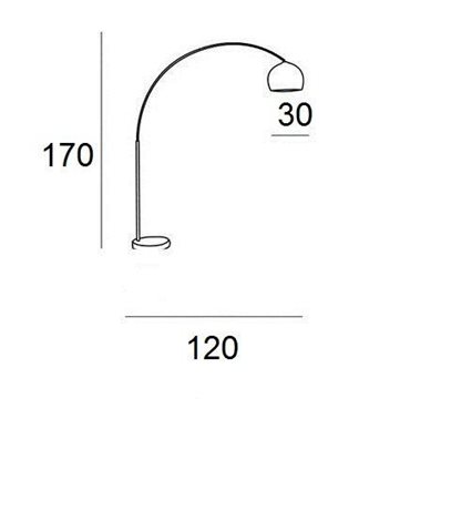 Gio stojací lampa 1x E27 60W bez zdroje 170cm IP20, bílá 2