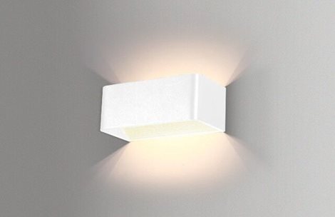 Felix M nástěnné svítidlo LED 6W 500lm 3000K 20,5cm hranaté IP20, bílé 2